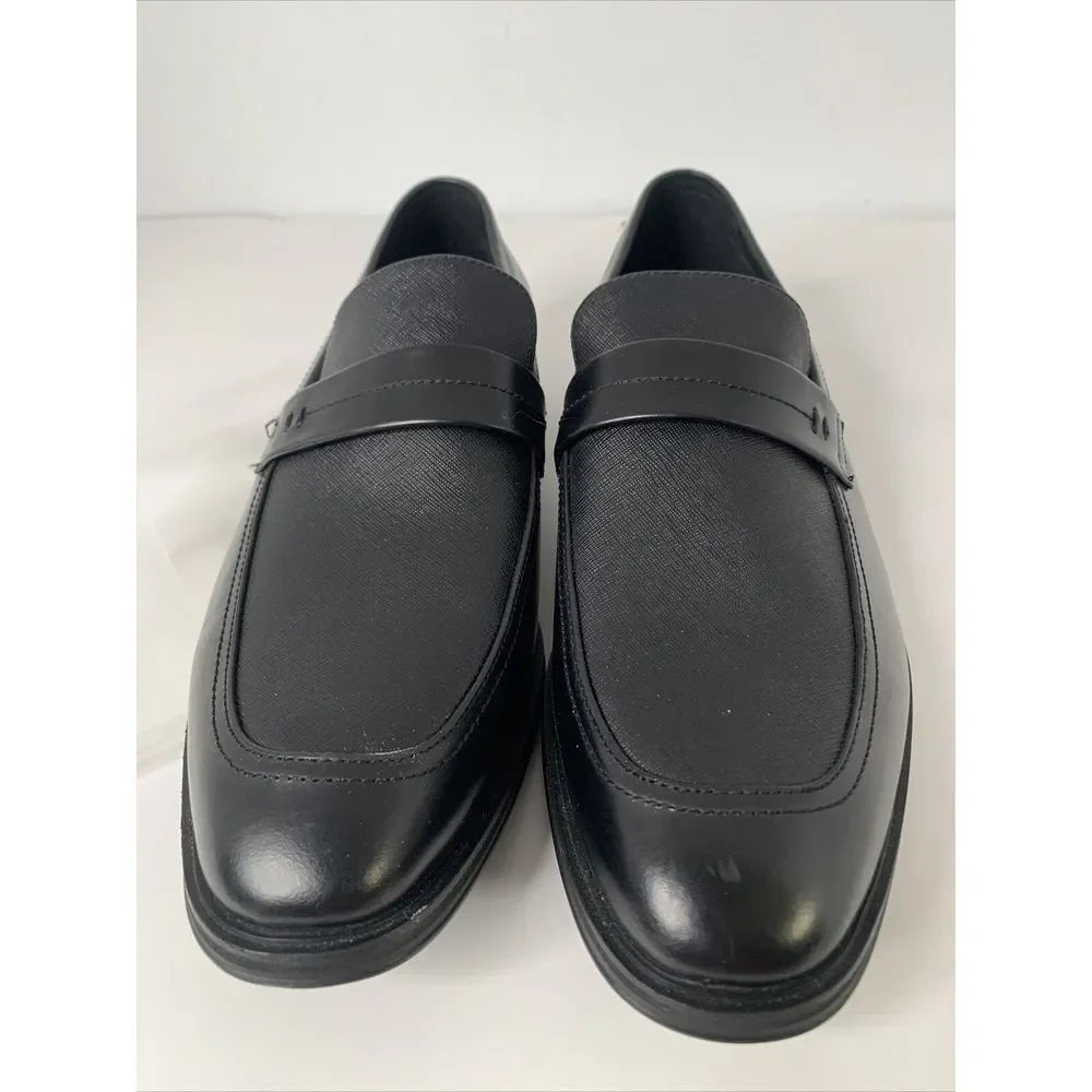 Kenneth Cole New York Dress Shoe Black Sz 8 22694 Slip On‎ Loafer